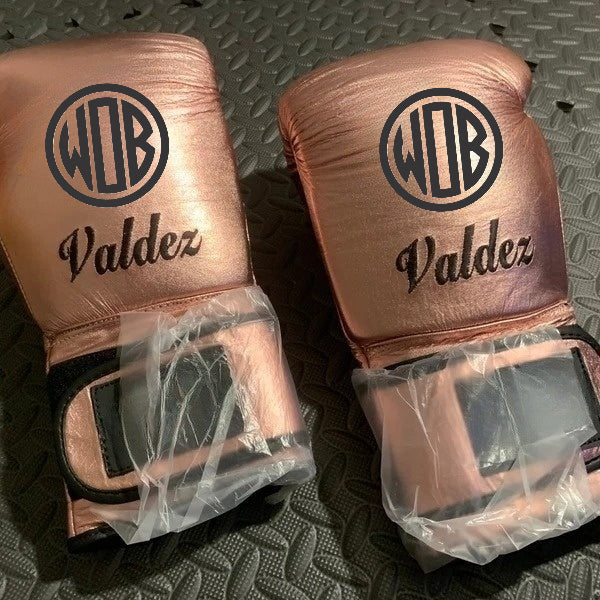 METALLIC ROSE GOLD BOXING GLOVES PRO ELITE | PRO ELITE GLOVES 100% GENUINE COWHIDE LEATHER