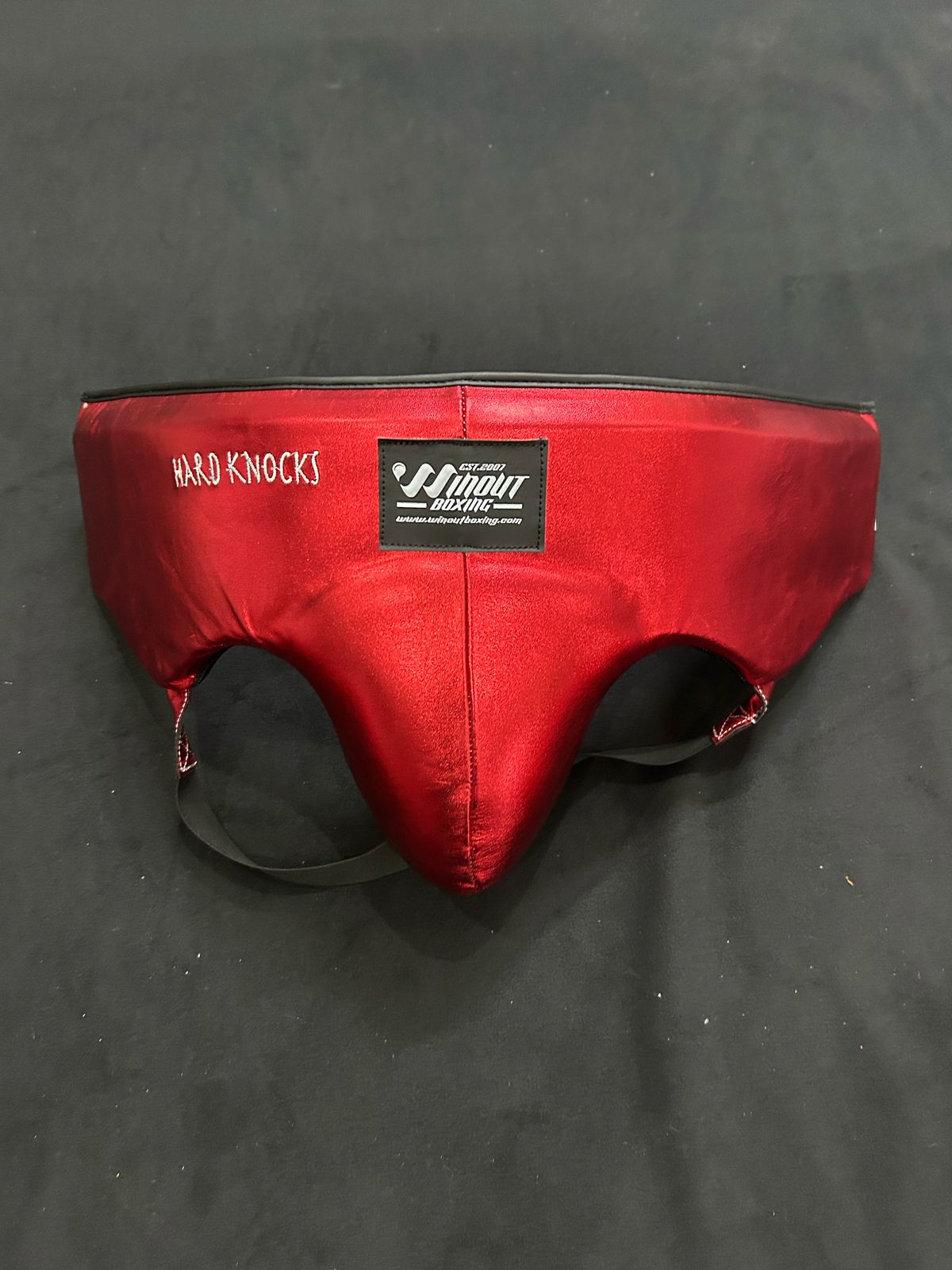 Red Metalic WinOut Custom Set Genuine Leather Sparring Set Boxing GLoves