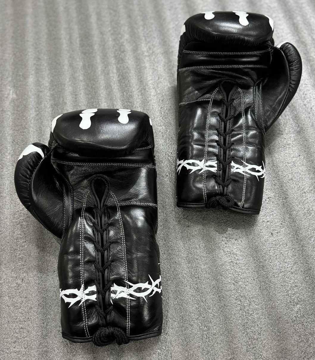 SKULL Design Boxing GLoves PRO ELITE BOXING GLOVES 100% LEATHER