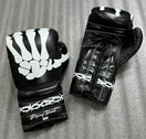 Switch SKULL Design Boxing GLoves PRO ELITE BOXING GLOVES 100% LEATHER 2 image